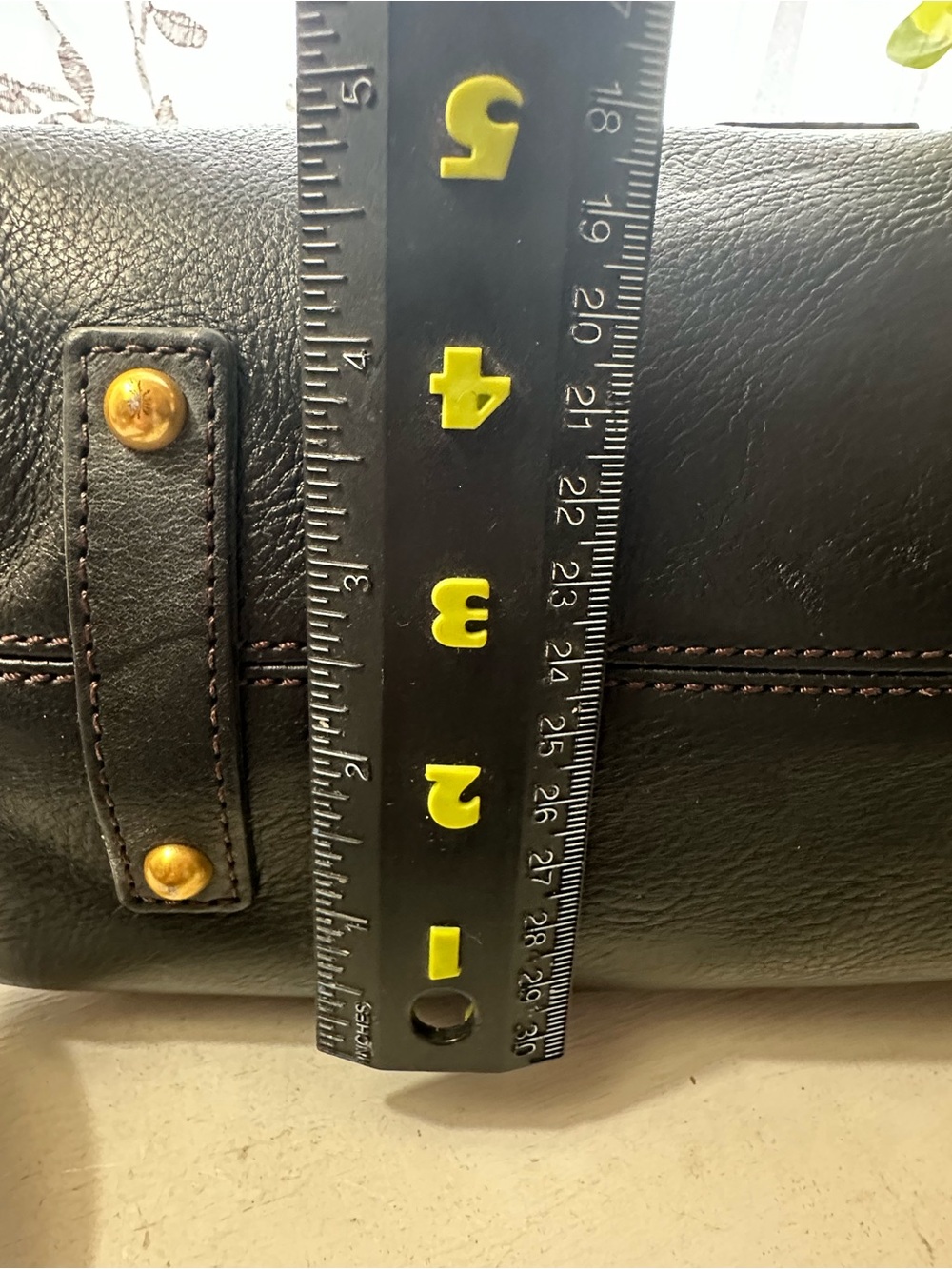Dooney & Bourke Cameron Black Florentine Leather Satchel - Picture 5 of 14
